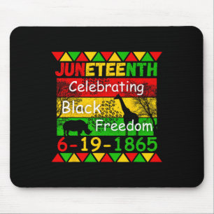 Is My Independence Day Celebrating Black Freedom Mouse Mat