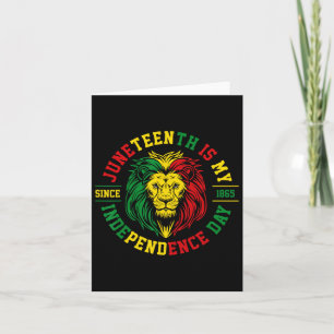 Is My Independence Day Lion Free Ish Since 1865 1 Card