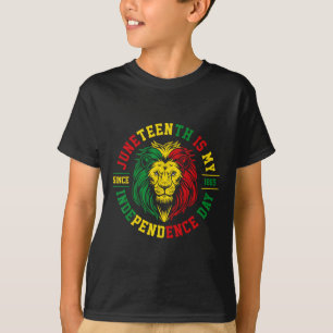 Is My Independence Day Lion Free Ish Since 1865 1 T-Shirt