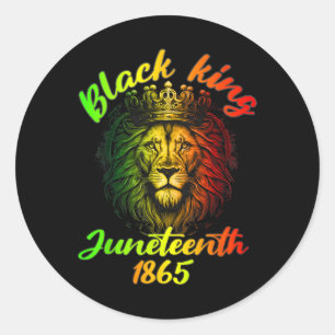 Is My Independence Day Lion Free Ish Since 1865 Classic Round Sticker