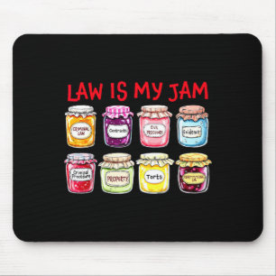 Is My Law Jam Lawyer Attorneys Coworker Mouse Mat