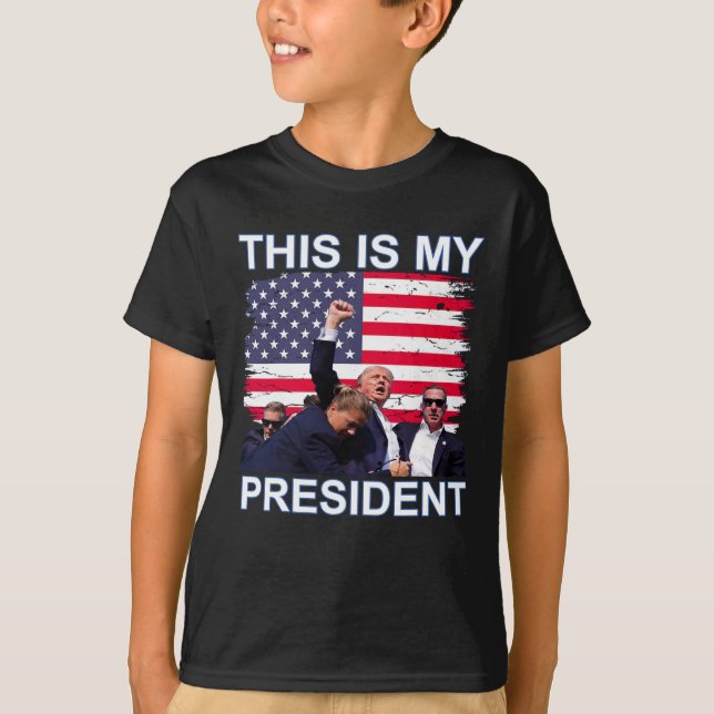 Is My President Trump 2024 Elections  T-Shirt (Front)