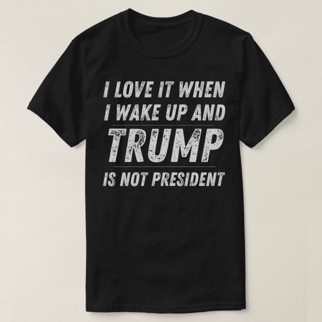 is Not My President T-Shirt (Design Front)