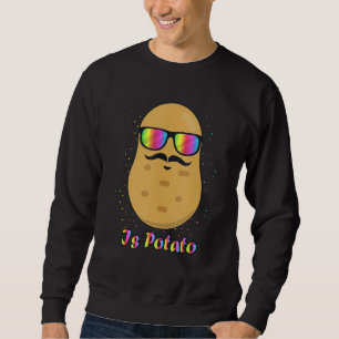 Is Potato In Television As Seen On Late Night  Isp Sweatshirt
