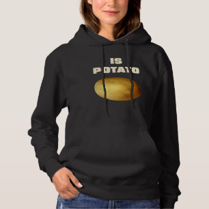 Is Potato In Television As Seen On Late Night  Pot Hoodie