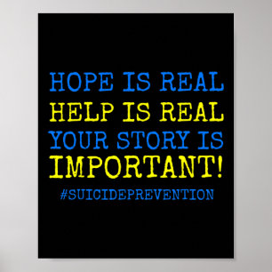 Is Real Suicide Prevention -  Poster
