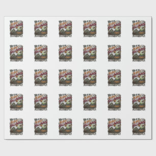 Is Scary Halloween Costume Cauldron Pumpkin Cat_1 Wrapping Paper