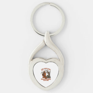 Is Scary Halloween Costume Orange Reaper Pumpkin_1 Key Ring