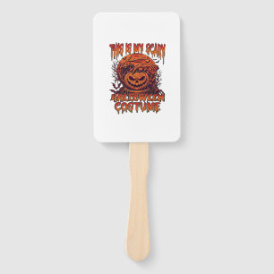 Is Scary Halloween Costume Pumpkin Spider Bat_1 Hand Fan