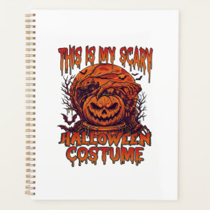 Is Scary Halloween Costume Pumpkin Spider Bat_1 Planner