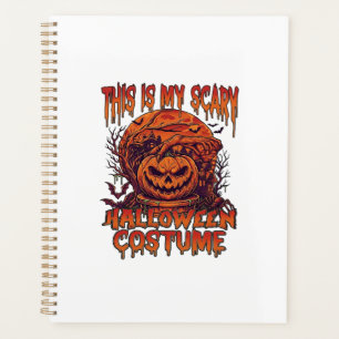 Is Scary Halloween Costume Pumpkin Spider Bat_1 Planner