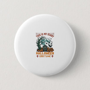 Is Scary Halloween Costume Tombstone Pumpkins Moon 6 Cm Round Badge