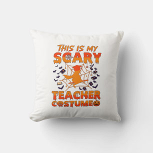 Is Scary Teacher Costume Halloween Witch Spider We Cushion