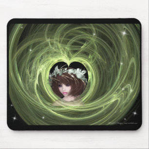 Is She a Dream? Fantasy/Fractal Mousepad