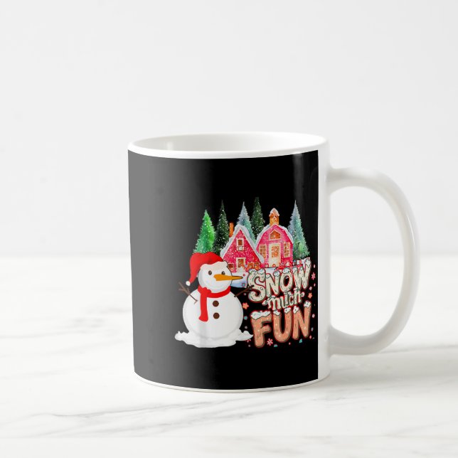 Is Snow Much Fun Winter Christmas Teacher Holiday  Coffee Mug (Right)