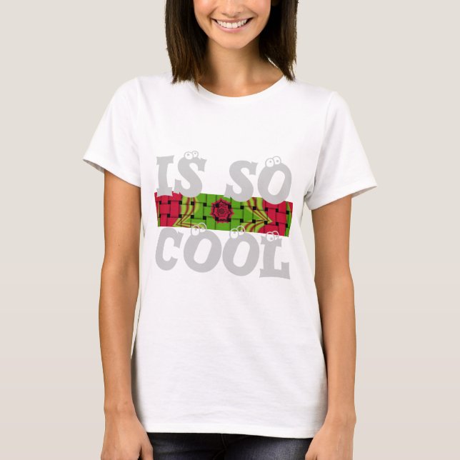 Is so cool Latest Ladies Basic Template Design Art T-Shirt (Front)