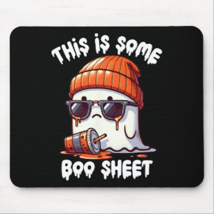 Is Some Boo Sheet Funny Ghost Spooky Season Hallow Mouse Mat