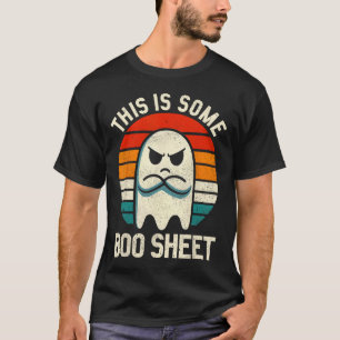 Is Some Boo Sheet Retro Halloween Ghost For Men Wo T-Shirt