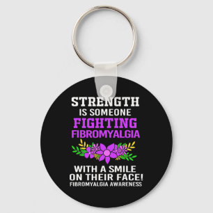 Is Someone Fighting Fibromyalgia For Women 1  Key Ring