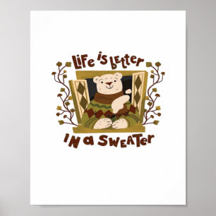 Is Sweater! Autumn It’s Fall Y’all Poster