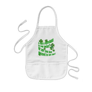 Is that a leprechaun in your pocket kids apron