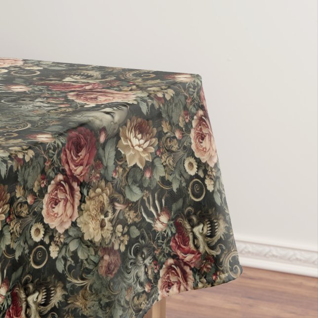 Is That All There Is – Gothic Medium Pattern Tablecloth (In Situ)