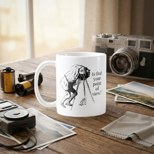 Is That Your Point of View Vintage Camera Humor Coffee Mug