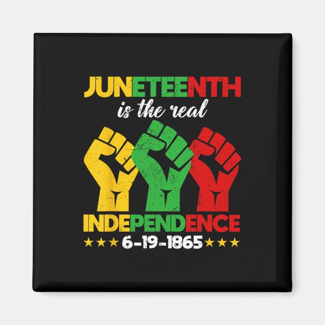 Is The Real Independence Day 1865 Freedom Pride 2  Magnet (Front)