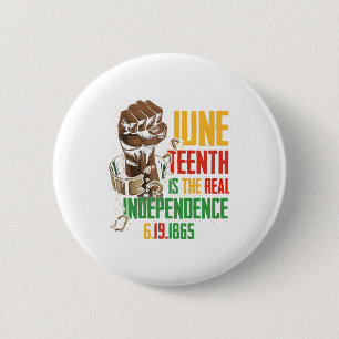 Is The Real Independence Day 1865 Freedom Pride 3 6 Cm Round Badge