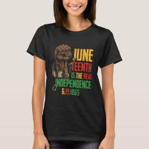 Is The Real Independence Day 1865 Freedom Pride 3 T-Shirt