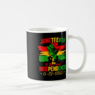 Is The Real Independence Day 1865 Freedom Pride  Coffee Mug