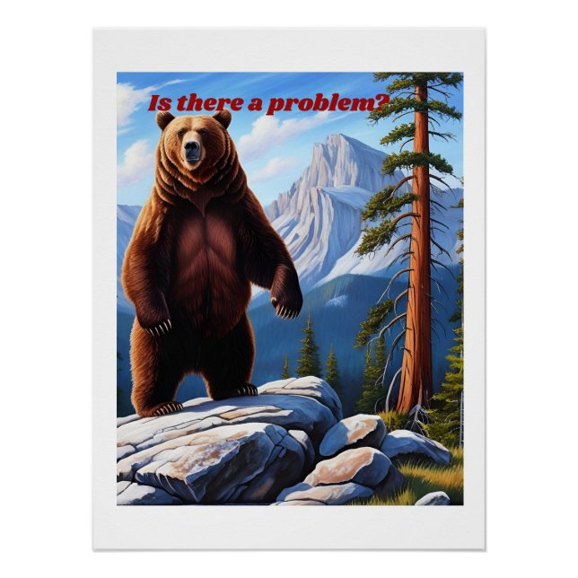 Is There a Problem? – Grizzly Wilderness  Poster (Front)