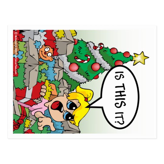 Is This It Christmas Postcard