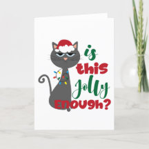 Is this jolly enough? Christmas card