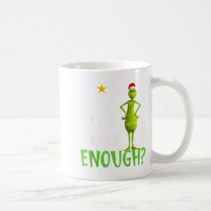 Is This Jolly Enough Green Merry Christmas Tree Li Coffee Mug