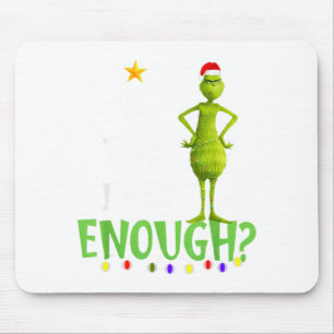 Is This Jolly Enough Green Merry Christmas Tree Li Mouse Mat