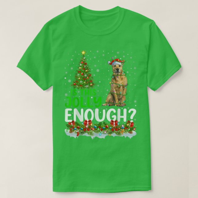 Is This Jolly Enough Rhodesian Ridgeback Dog Chris T-Shirt (Design Front)