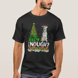 Is This Jolly Enough Santa Alaskan Malamute Christ T-Shirt