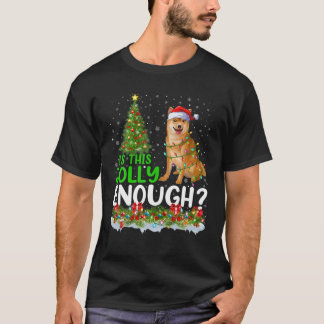 Is This Jolly Enough Shiba Inu Dog Christmas Tree T-Shirt