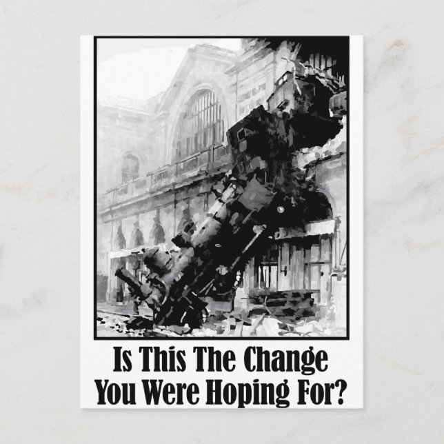 Is This The Change You Were Hoping For? Postcard (Front)