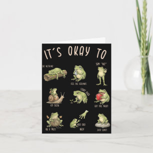 Is to mental health therapist funny frog counsello card