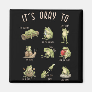 Is to mental health therapist funny frog counsello magnet
