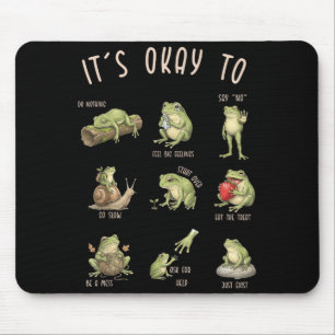 Is to mental health therapist funny frog counsello mouse mat