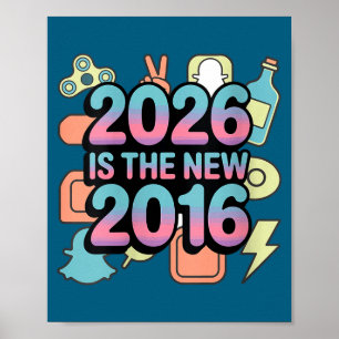 Is Women's 2016 Retro Nostalgia V Poster