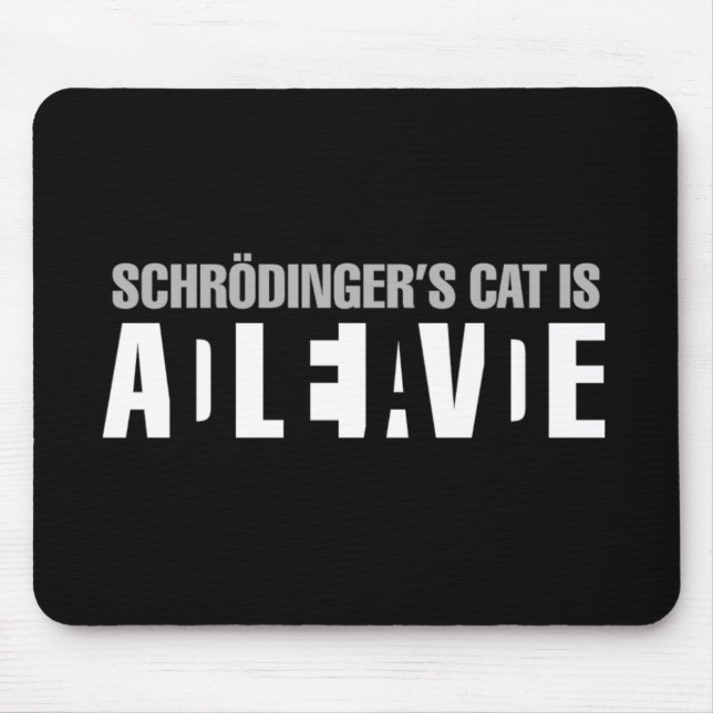 Is your mouse dead or alive? mouse mat (Front)