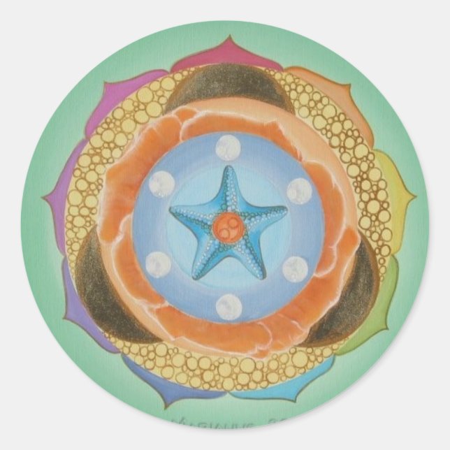 Isa Classic Round Sticker (Front)