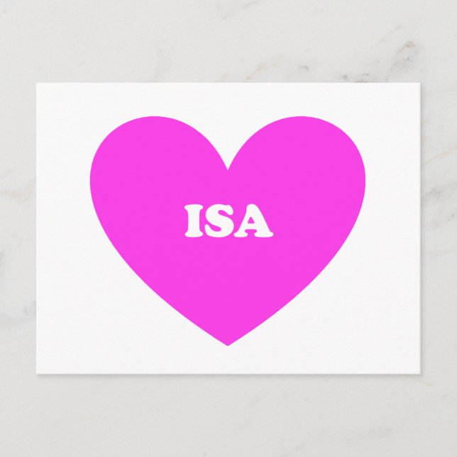 Isa Postcard (Front)