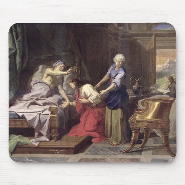 Isaac Blessing Jacob, 1692 Mouse Mat (Front)