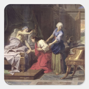 Isaac Blessing Jacob, 1692 Square Sticker