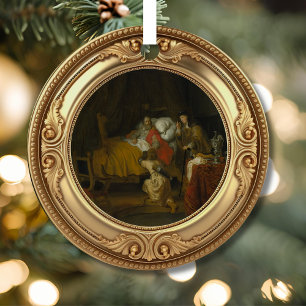 Isaac Blessing Jacob Advent Jesse Tree Metal Tree Decoration